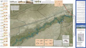 Lower Owens 8 fly fishing map