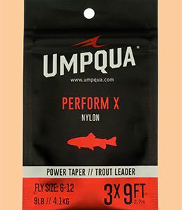 Umpqua perform x nylon fly fishing leaders