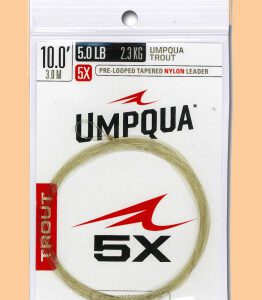 Umpqua fly fishing tapered Trout leaders