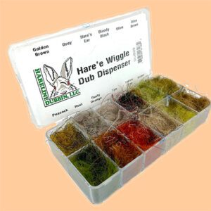 A box of different colors and flavors of fish.
