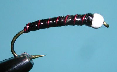 Chan's Chironomid Bomber, Black/Red