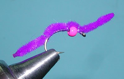 Purple San Juan Worm w/Dazzle Bead